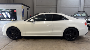 2014 Audi A5 3.0 Tdi V6 Black Edition White Coupe Diesel Automatic 2dr 1 Keeper+satnav+cruise+leather in White — image 2