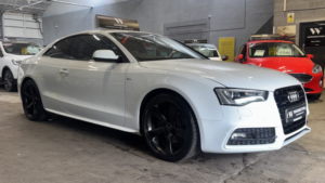 2014 Audi A5 3.0 Tdi V6 Black Edition White Coupe Diesel Automatic 2dr 1 Keeper+satnav+cruise+leather in White — image 4