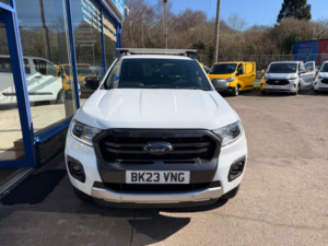 2023 Ford Ranger 2.0 Ecoblue Wildtrak Pickup Double Cab 4dr Diesel Auto 4WD 213 Ps in White — image 3