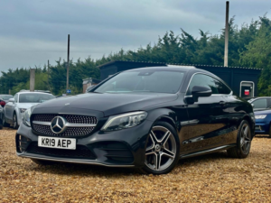 2019 Mercedes-Benz C Class 2.0 C300d Amg Line (premium) G-Tronic+ Euro 6 (s/s) 2dr in Black — image 4