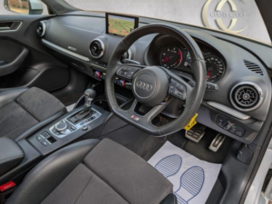 2019 Audi A3 1.6 Tdi 30 S Line Sportback S Tronic Euro 6 (s/s) 5dr in White — image 3
