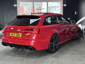 2017 Audi Rs6 Avant 4.0 Tfsi V8 Tiptronic Quattro Euro 6 (s/s) 5dr in Red — image 4