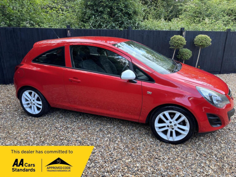 2014 Vauxhall Corsa 1.2 16v Sting Euro 5 3dr in Red — image 1