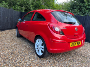 2014 Vauxhall Corsa 1.2 16v Sting Euro 5 3dr in Red — image 3