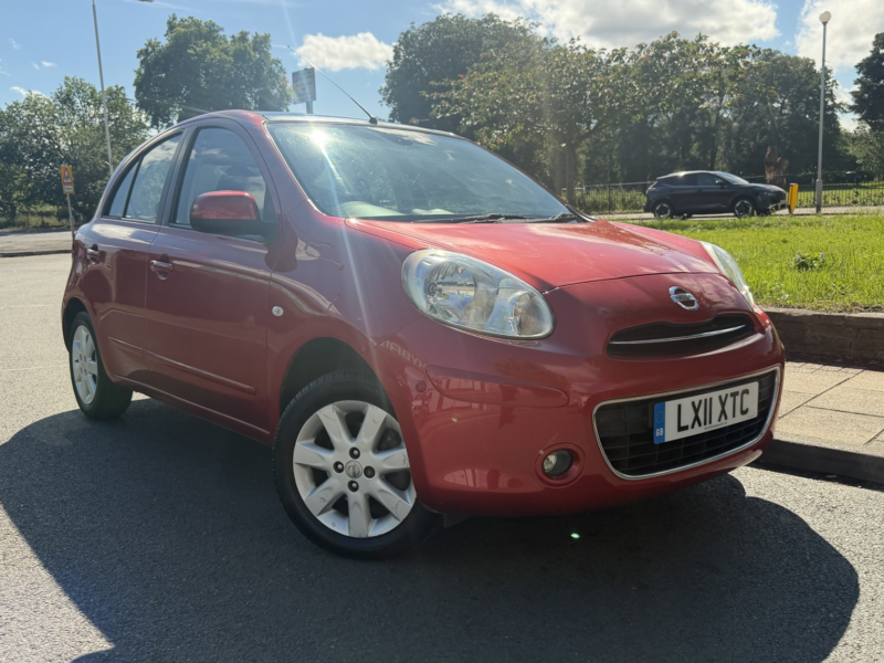 2011 Nissan Micra 1.2 12v Tekna in Red — image 1