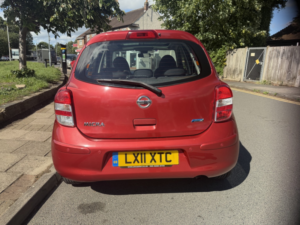2011 Nissan Micra 1.2 12v Tekna in Red — image 6