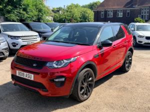 2018 Land Rover Discovery Sport Td4 Hse Dynamic Lux in Red — image 4