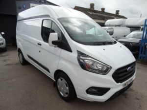 2023 Ford Transit Custom 2.0 340 Ecoblue Trend L2 H2 Euro 6 (s/s) 5dr in White — image 3