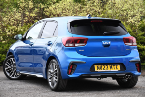2023 Kia Rio 1.0 T-Gdi Mhev Gt-Line S Hatchback 5dr Petrol Hybrid Dct Euro 6 (s/s) (118 Bhp) in Blue — image 3