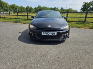 2014 Volkswagen Scirocco 2.0 Tdi R-Line DSG Euro 5 3dr (leather, Nav) in Black — image 3