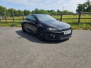 2014 Volkswagen Scirocco 2.0 Tdi R-Line DSG Euro 5 3dr (leather, Nav) in Black — image 4