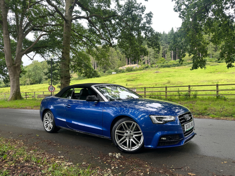 2016 Audi A5 Cabriolet 2.0 Tdi S Line Special Edition Plus Convertible 2dr Diesel Manual Euro 6 (s/s) (150 Ps) in Blue — image 1