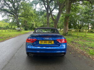 2016 Audi A5 Cabriolet 2.0 Tdi S Line Special Edition Plus Convertible 2dr Diesel Manual Euro 6 (s/s) (150 Ps) in Blue — image 4