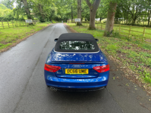 2016 Audi A5 Cabriolet 2.0 Tdi S Line Special Edition Plus Convertible 2dr Diesel Manual Euro 6 (s/s) (150 Ps) in Blue — image 5