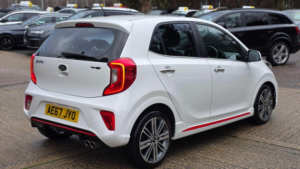 2018 Kia Picanto 1.0 Dpi Gt-Line Hatchback 5dr Petrol AMT Euro 6 (s/s) (66 Bhp) in White — image 6