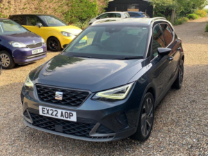 2022 SEAT Arona 1.0 Tsi Fr Sport DSG Euro 6 (s/s) 5dr in Grey — image 3