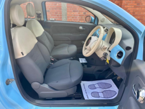 2014 Fiat 500 1.2 Lounge Euro 6 (s/s) 3dr in Blue — image 3
