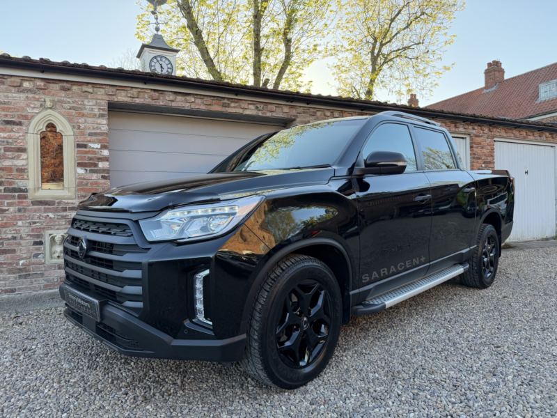 2023 Ssangyong Musso Saracen Plus + 2.2 E-Xdi Lwb in Black — image 1