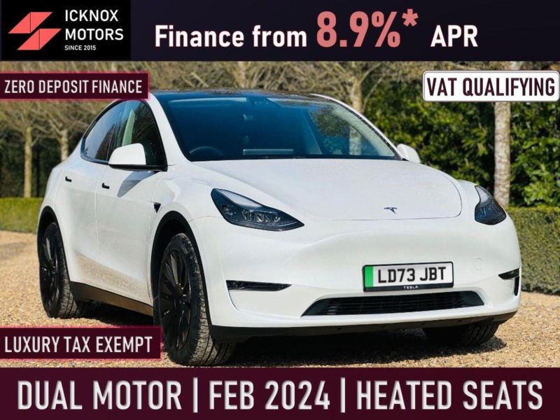 2024 Tesla Model Y (dual Motor) Long Range Auto 4wde 5dr in White — image 1