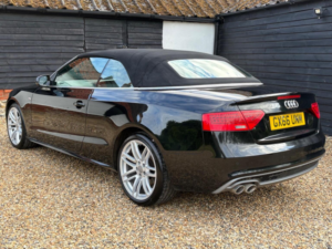 2016 Audi A5 Cabriolet 2.0 Tdi S Line Multitronic Euro 6 (s/s) 2dr in Black — image 5