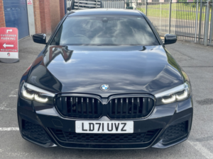 2021 BMW 5 Series 2.0 520d M Sport Saloon in Black — image 2