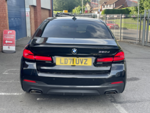 2021 BMW 5 Series 2.0 520d M Sport Saloon in Black — image 5