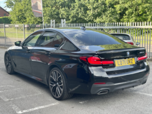 2021 BMW 5 Series 2.0 520d M Sport Saloon in Black — image 6