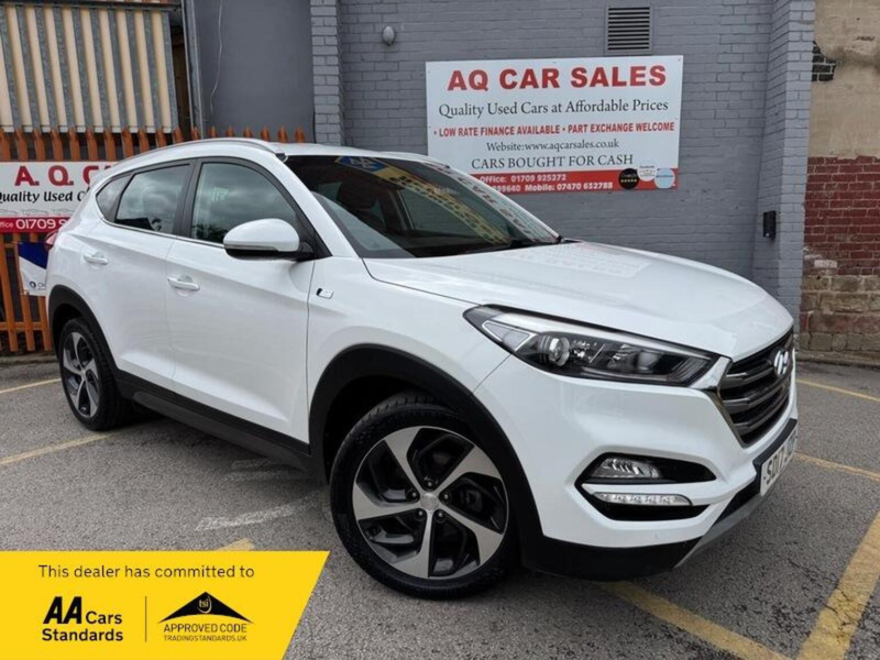 2017 Hyundai Tucson 1.7 Crdi Blue Drive Sport Edition Euro 6 (s/s) 5dr in White — image 1