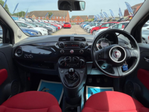 2012 Fiat 500 1.2 Pop Euro 5 (s/s) 3dr in Black — image 2