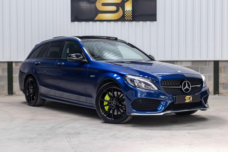 2017 Mercedes-Benz C Class 3.0 C43 V6 Amg (premium Plus) G-Tronic+ 4matic Euro 6 (s/s) 5dr in Blue — image 1