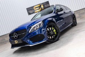 2017 Mercedes-Benz C Class 3.0 C43 V6 Amg (premium Plus) G-Tronic+ 4matic Euro 6 (s/s) 5dr in Blue — image 4