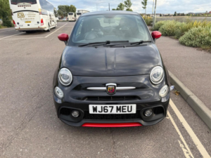 2017 Abarth 595 1.4 T-Jet Trofeo Euro 6 3dr in Black — image 2