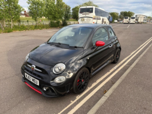 2017 Abarth 595 1.4 T-Jet Trofeo Euro 6 3dr in Black — image 3