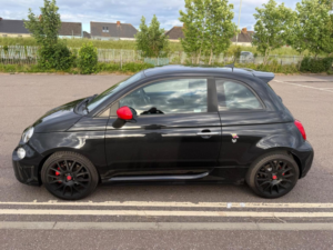 2017 Abarth 595 1.4 T-Jet Trofeo Euro 6 3dr in Black — image 4
