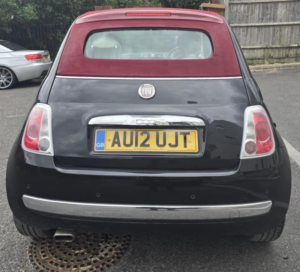 2012 Fiat 500c 0.9 Twinair Lounge Euro 5 (s/s) 2dr in Black — image 4