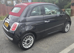 2012 Fiat 500c 0.9 Twinair Lounge Euro 5 (s/s) 2dr in Black — image 5