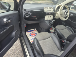2012 Fiat 500c 0.9 Twinair Lounge Euro 5 (s/s) 2dr in Black — image 6