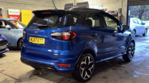 2018 Ford Ecosport 1.0 T Ecoboost St-Line Blue 5dr Satnav+partleather+reversecam in Blue — image 6