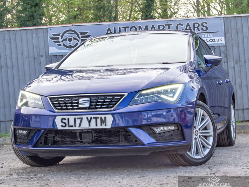 2017 SEAT Leon 2.0 Tdi Xcellence Technology Euro 6 (s/s) 5dr in Blue — image 1