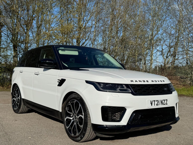 2021 Land Rover Range Rover Sport 3.0 D300 Mhev Hse Silver Auto 4WD Euro 6 (s/s) 5dr in White — image 1