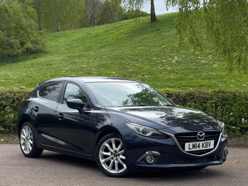 2014 Mazda Mazda3 2.2 Skyactiv-D Sport Nav Euro 6 (s/s) 5dr in Blue — image 1