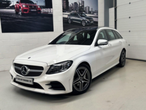 2018 Mercedes-Benz C Class 2.0 C220d Amg Line (premium Plus) G-Tronic+ Euro 6 (s/s) 5dr in White — image 2