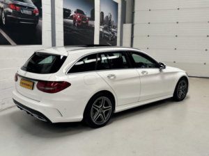 2018 Mercedes-Benz C Class 2.0 C220d Amg Line (premium Plus) G-Tronic+ Euro 6 (s/s) 5dr in White — image 3