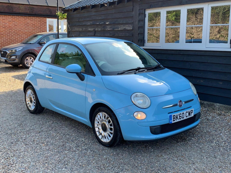 2010 Fiat 500 0.9 Twinair Pop Euro 5 (s/s) 3dr in Blue — image 1