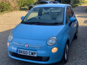 2010 Fiat 500 0.9 Twinair Pop Euro 5 (s/s) 3dr in Blue — image 3