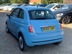 2010 Fiat 500 0.9 Twinair Pop Euro 5 (s/s) 3dr in Blue — image 4