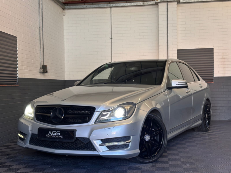 2013 Mercedes-Benz C Class 2.1 C220 Cdi Blueefficiency Amg Sport Plus Saloon 4dr Diesel G-Tronic+ Euro 5 (s/s) (170 Ps) in Silver — image 1