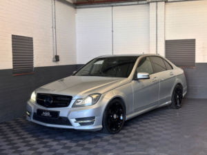 2013 Mercedes-Benz C Class 2.1 C220 Cdi Blueefficiency Amg Sport Plus Saloon 4dr Diesel G-Tronic+ Euro 5 (s/s) (170 Ps) in Silver — image 4