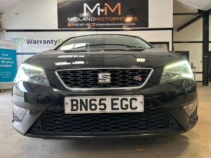 2015 SEAT Leon 2.0 Tdi Fr Euro 6 (s/s) 5dr in Black — image 4
