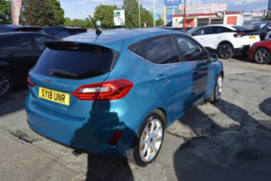 2018 Ford Fiesta 1.0 T Ecoboost Titanium in Blue — image 2
